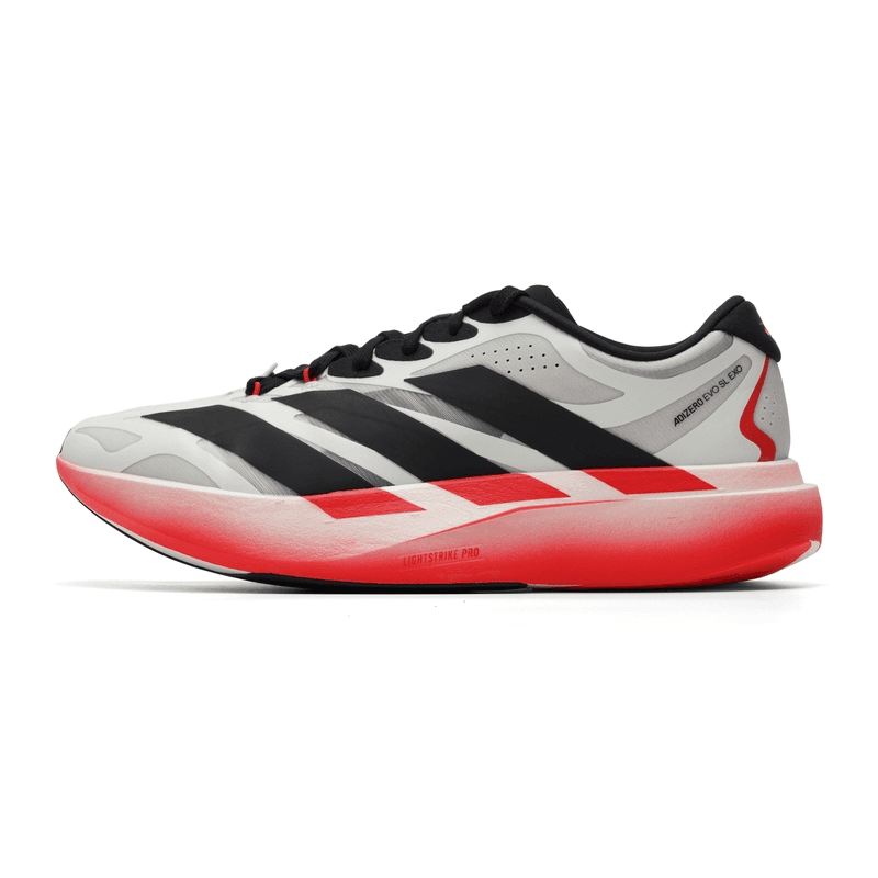 Кроссовки для бега Adidas Adizero Evo SL Беговые кроссовки Низкий Топ Черный Ярко-красный Кристально-белый Унисекс - изображение 1