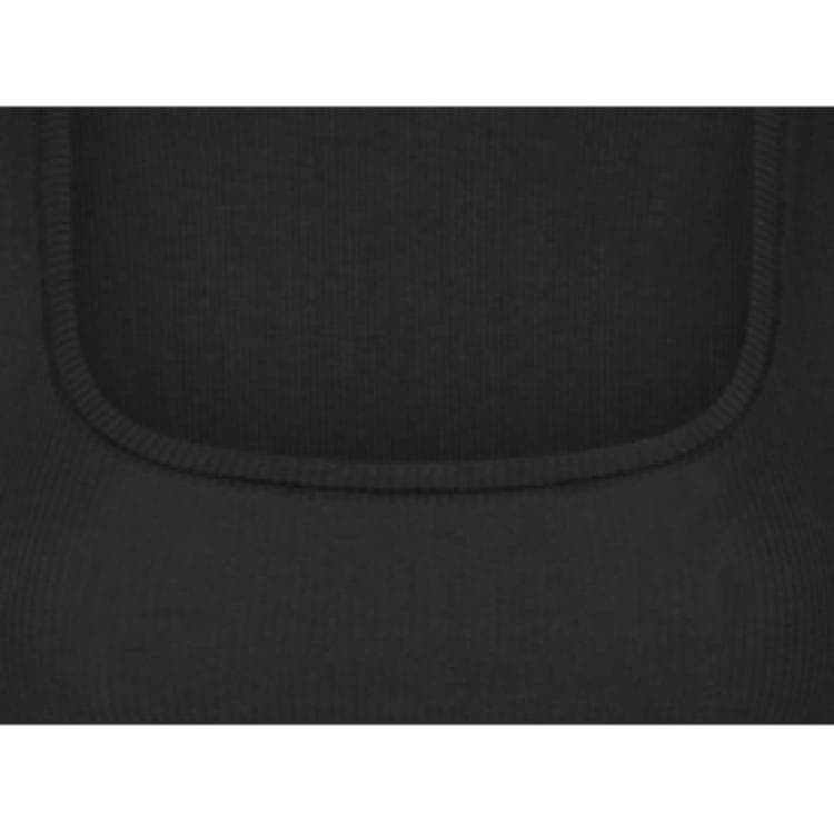 Майка SKIMS COTTON RIB LONG TANK SOOT - изображение 3
