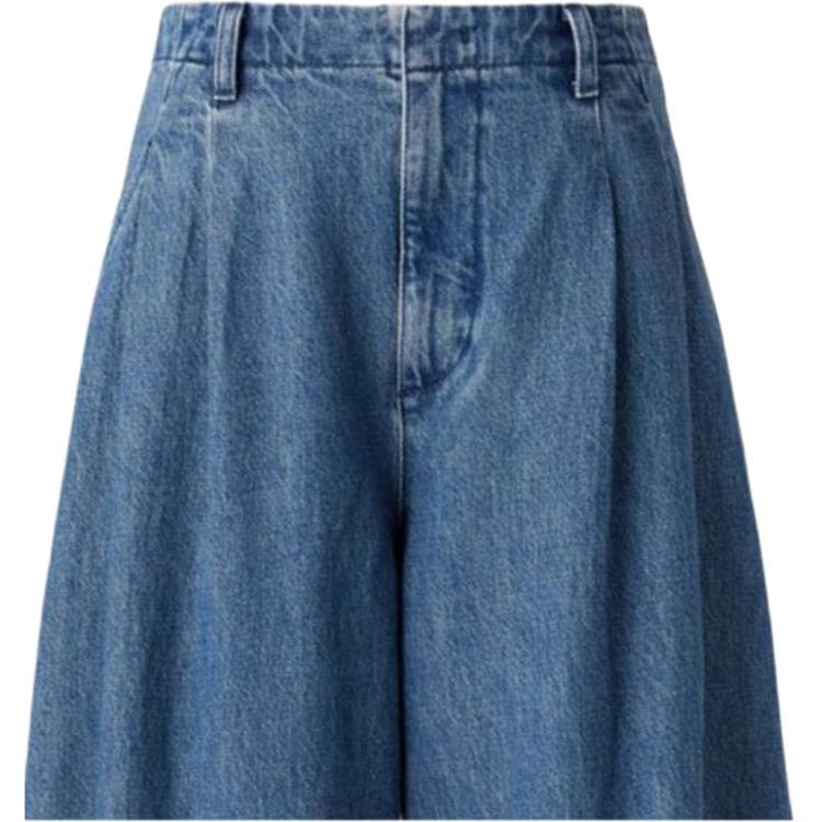 Джинсы UNIQLO C Королевский Синий Женские Джинсы - изображение 3