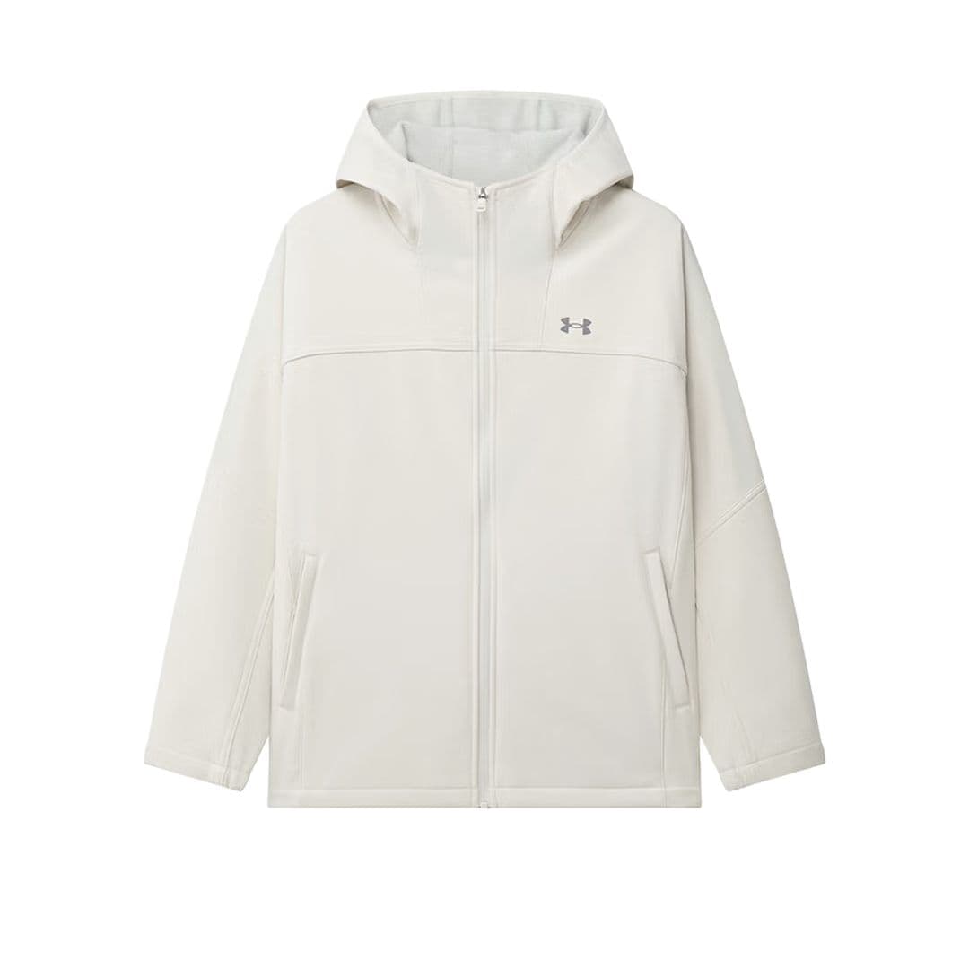 Under Armour Кремово-белый Детские софтшелл-куртки - изображение 1