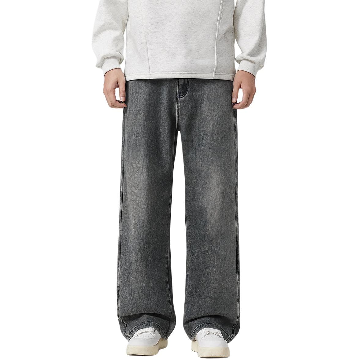 Штаны JASONWOOD Black Gray Color Мужской Джинсы - изображение 1