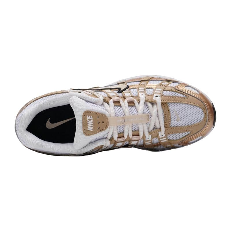 Кроссовки для бега NIKE P 6000 Беговые кроссовки Low Топ Белый золотой Женские - изображение 4