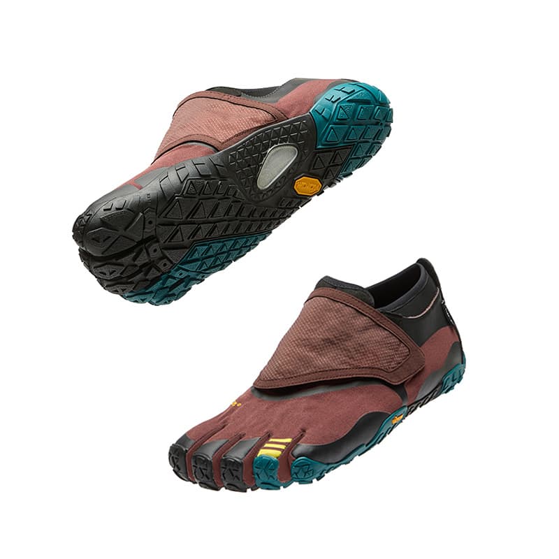 Кроссовки для спортзала Vibram Тренировочные кроссовки Low Топ Красный Коричневый Черный Мужской - изображение 2