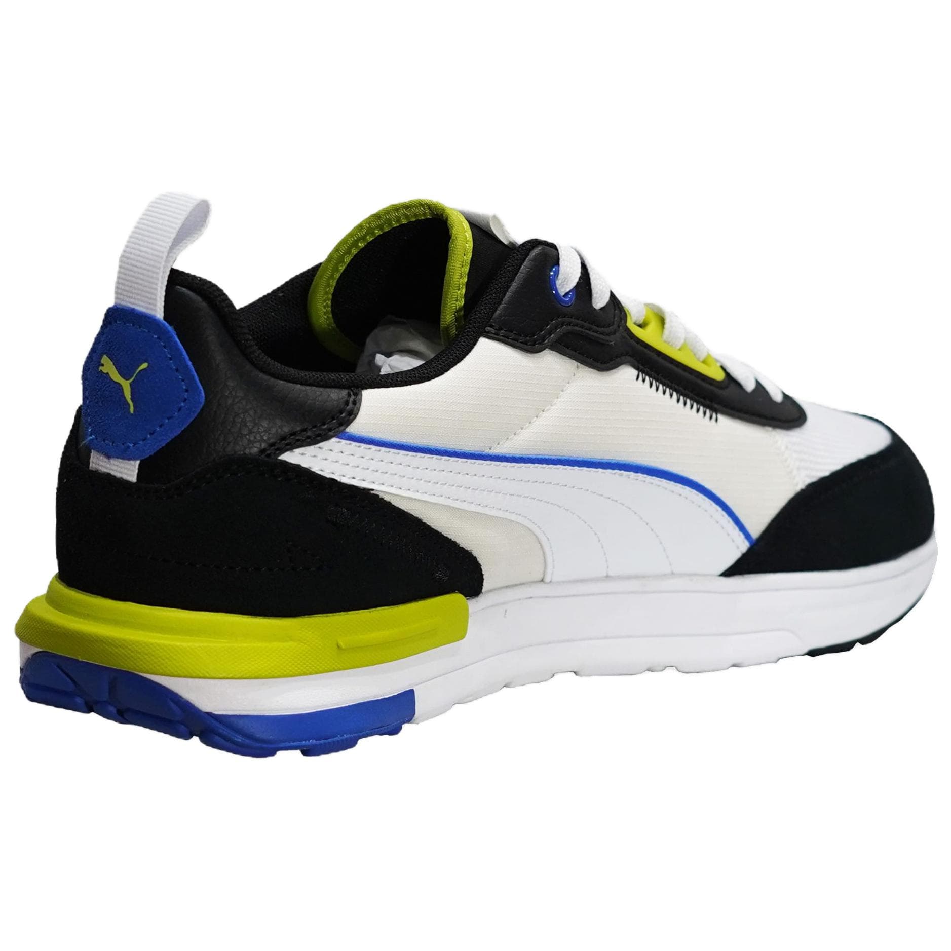 Кроссовки PUMA R22 Повседневная обувь Low Топ Черный белый Мужской - изображение 4