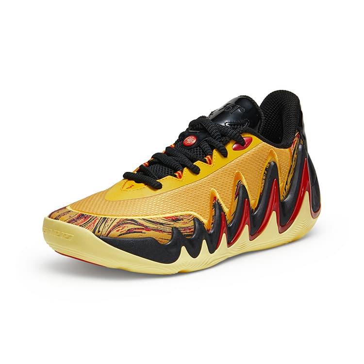 Кроссовки для баскетбола 361° AG 7 Баскетбольные кроссовки Low Топ Винтажный желтый Мужской - изображение 2