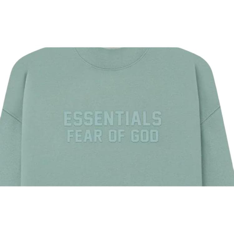 Худи Fear of God Essentials SS23 Relaxed Crewneck Sycamore Logo - изображение 5