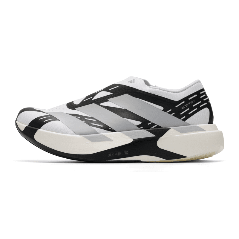 Кроссовки для бега Adidas Adizero Evo SL Беговые кроссовки Низкий Топ Белый Светло-Серый Черный Мужской - изображение 1