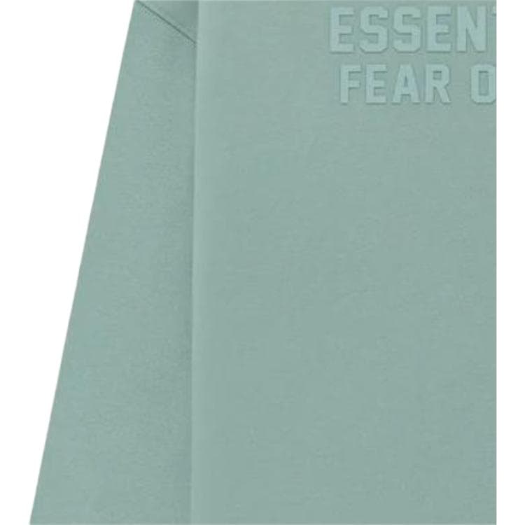 Худи Fear of God Essentials SS23 Relaxed Crewneck Sycamore Logo - изображение 4