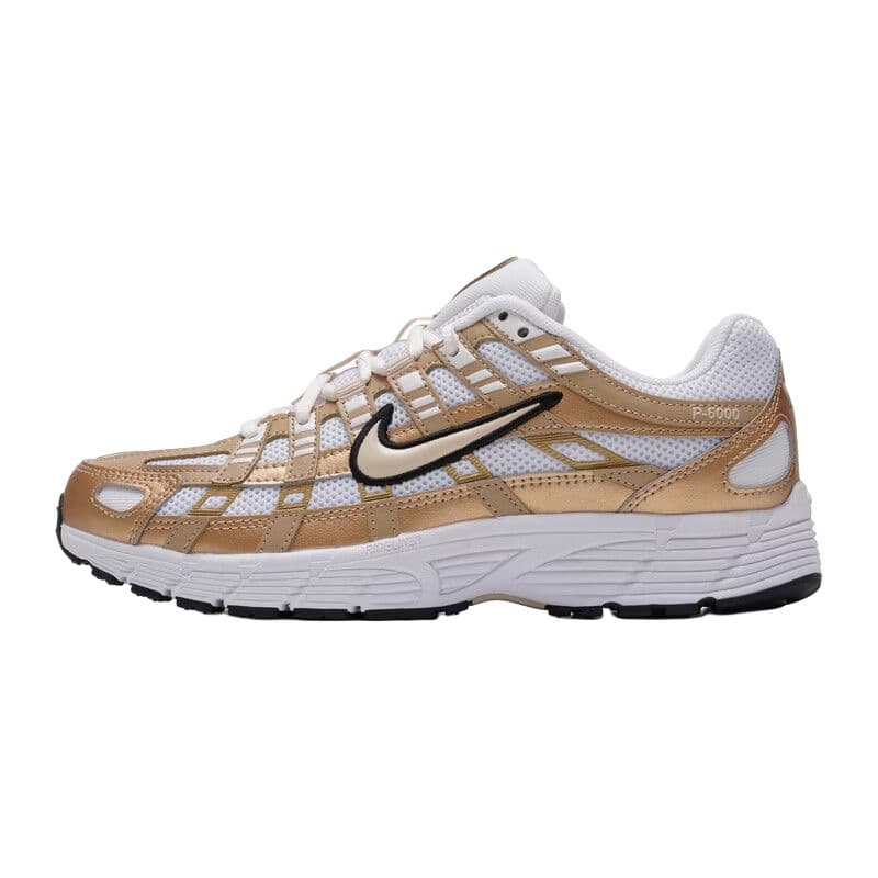 Кроссовки для бега NIKE P 6000 Беговые кроссовки Low Топ Белый золотой Женские - изображение 1