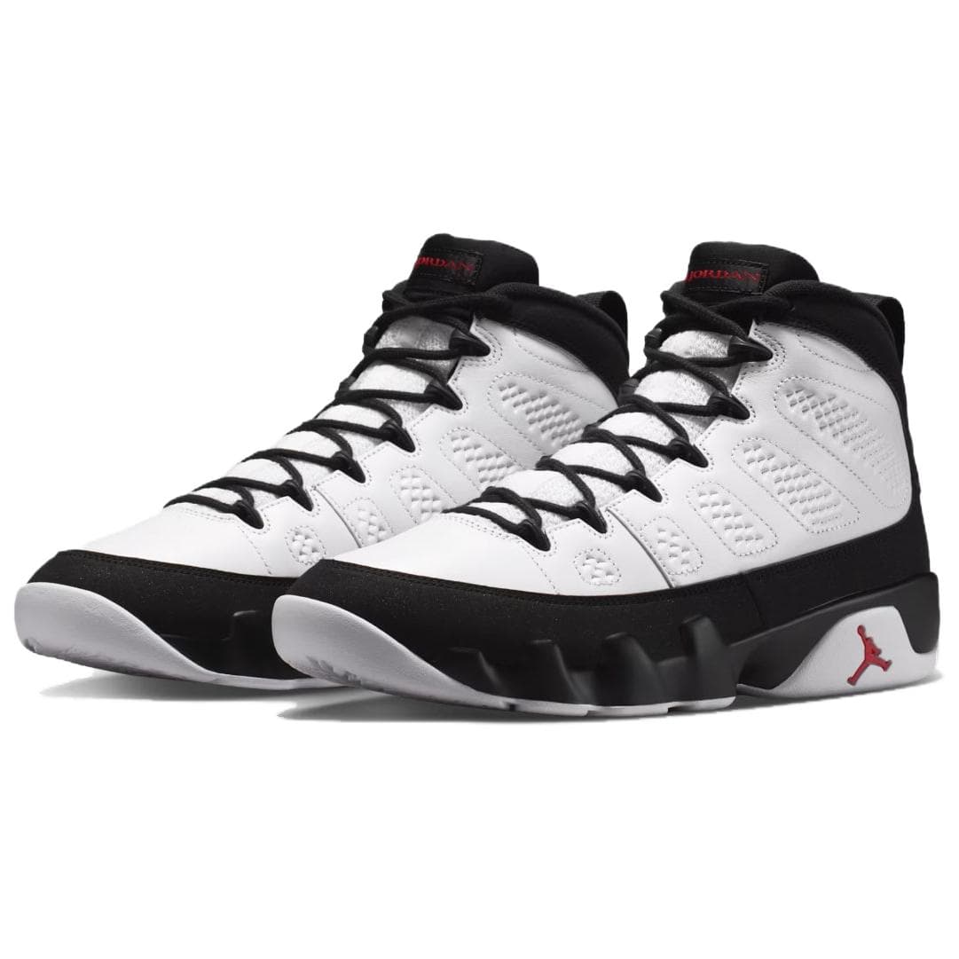 Ретро баскетбольные кроссовки Jordan Air Jordan 9 Retro Баскетбольные кроссовки Мужские Белый Черный - изображение 3