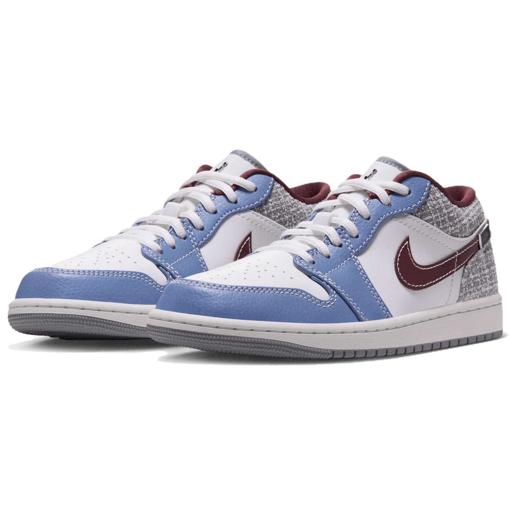 Ретро баскетбольные кроссовки Jordan Air Jordan 1 Ретро-баскетбольные кроссовки Low Топ PEAK Белый Рок PEAK Белый Женские - изображение 3
