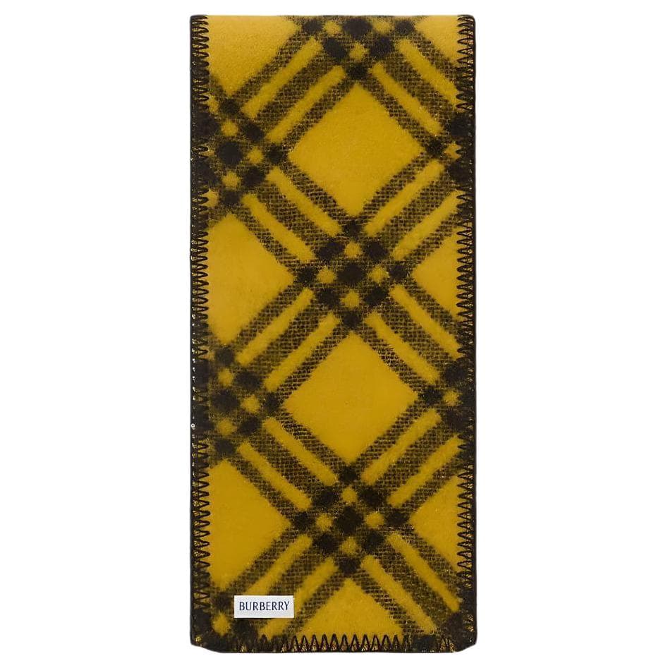 Шарф Burberry Узкий Шарф Из Шерсти В Клетку Прямоугольная Форма Края Обработаны Традиционным Обметочным Швом - изображение 2