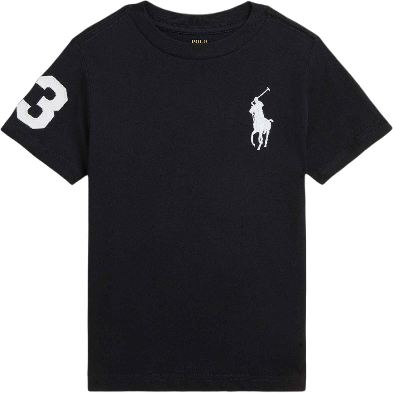 Футболка Polo Ralph Lauren Big Pony Черные Детские Рубашки T - изображение 1
