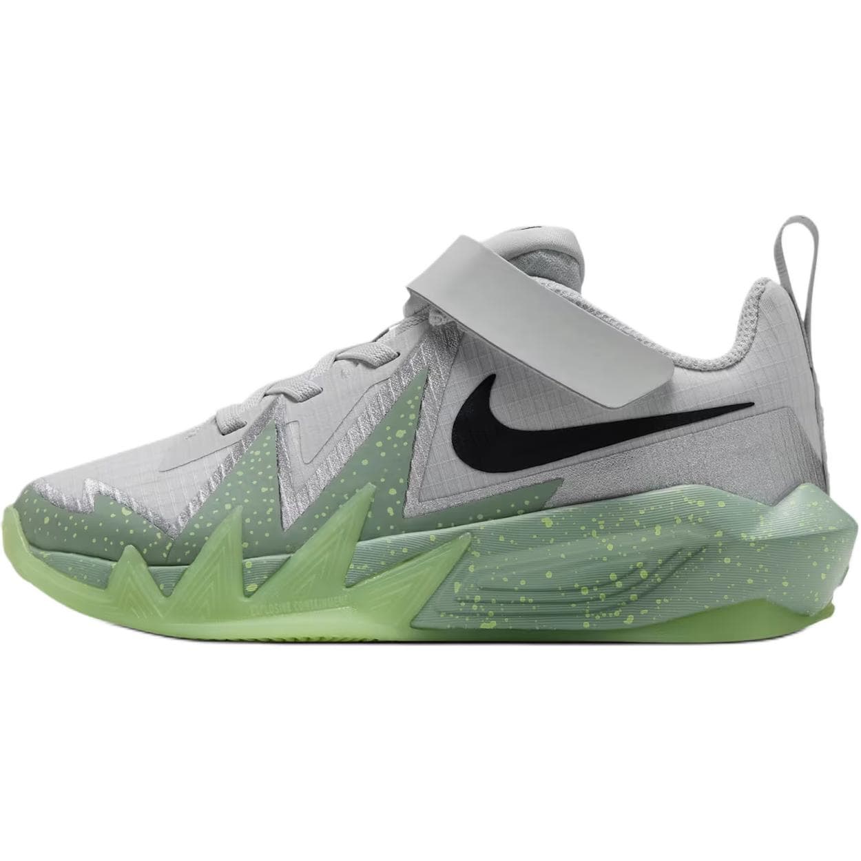 Кроссовки для баскетбола NIKE ST Dynamite Детские баскетбольные кроссовки Low Топ Серо-зеленый Kids - изображение 1