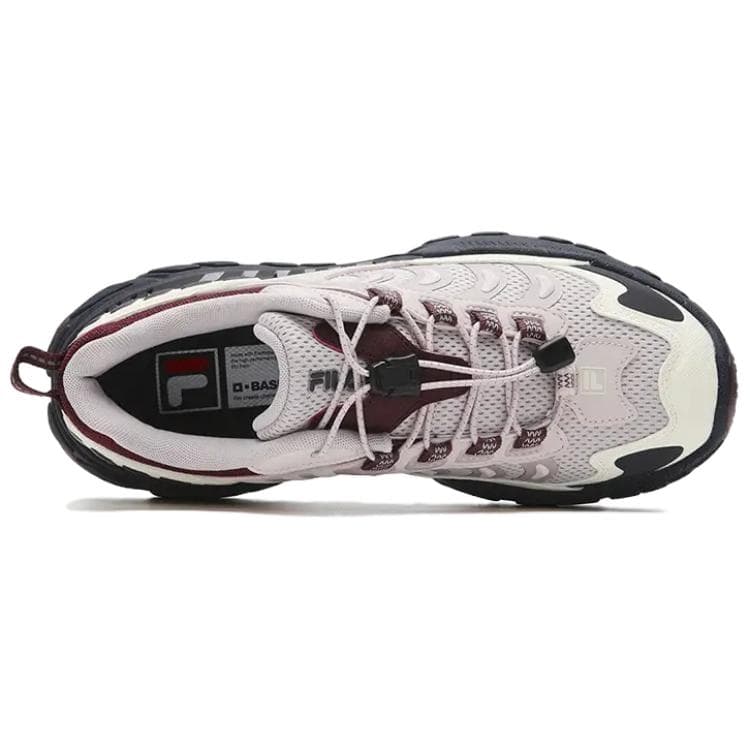 Кроссовки fila ORIGINALE Массивные кроссовки Low Топ Черный белый розовый Женские - изображение 3