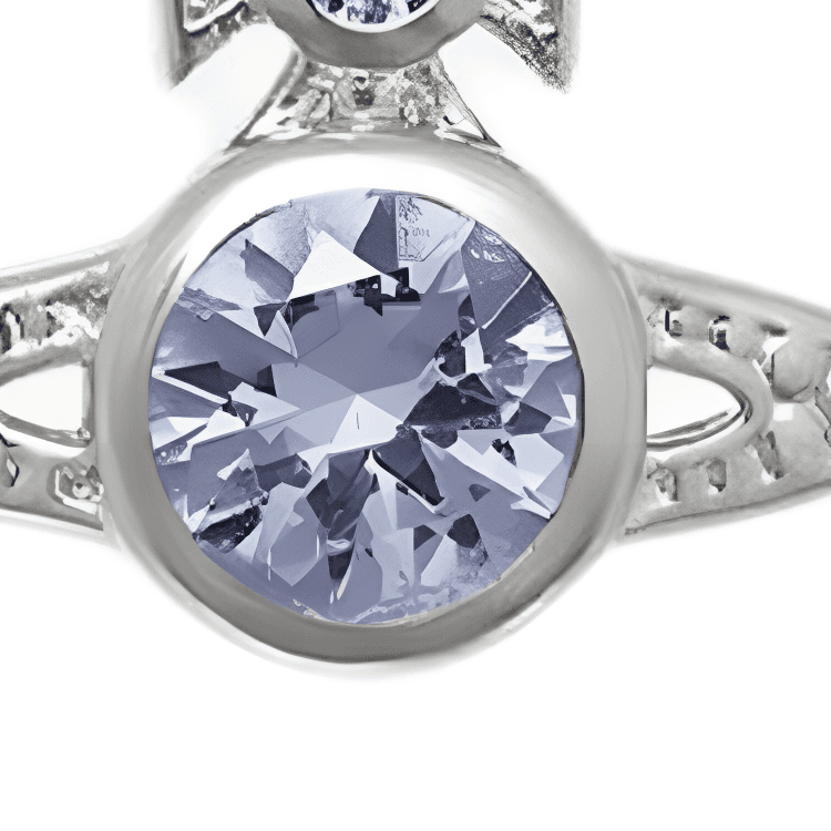 Серьги Vivienne Westwood London orb серьги-гвоздики мужские серебристый с латунным дизайном Сатурна - изображение 3