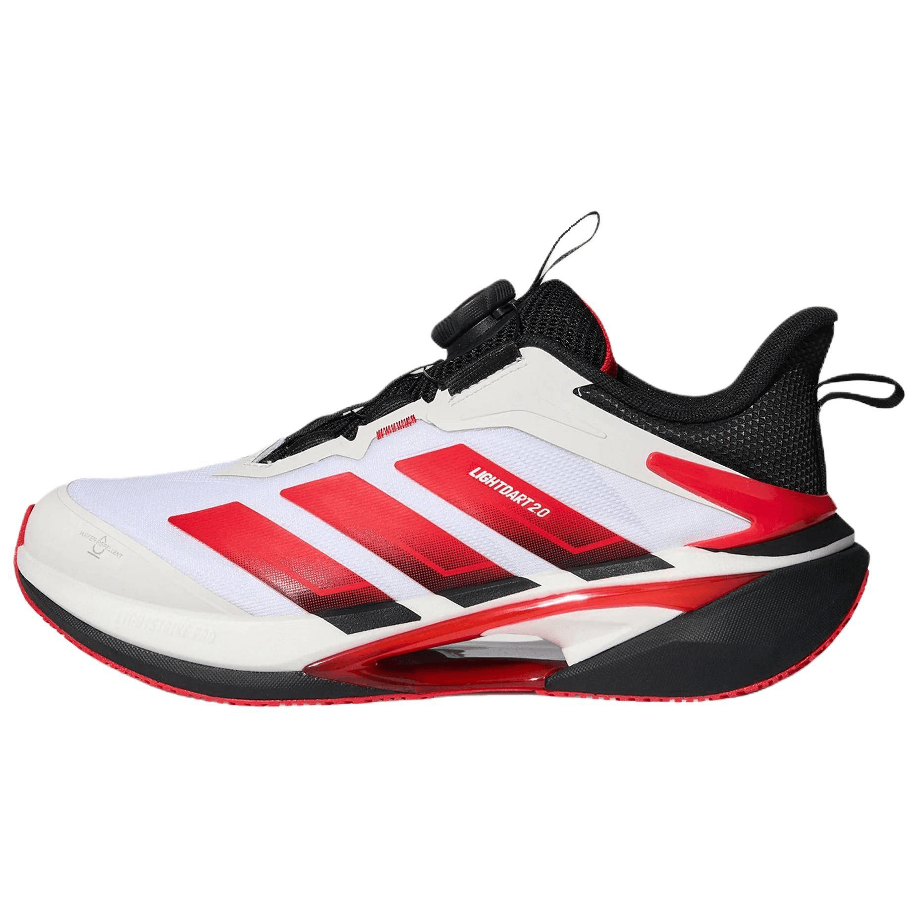 Кроссовки Adidas Lightdart 2,0 Детские беговые кроссовки Low Топ Черный белый красный Kids - изображение 1