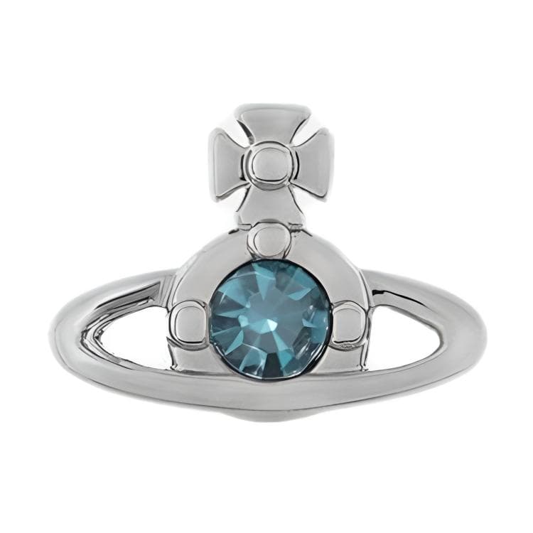 Серьги Серьги Vivienne Westwood Женские Серебряные Синие - изображение 3