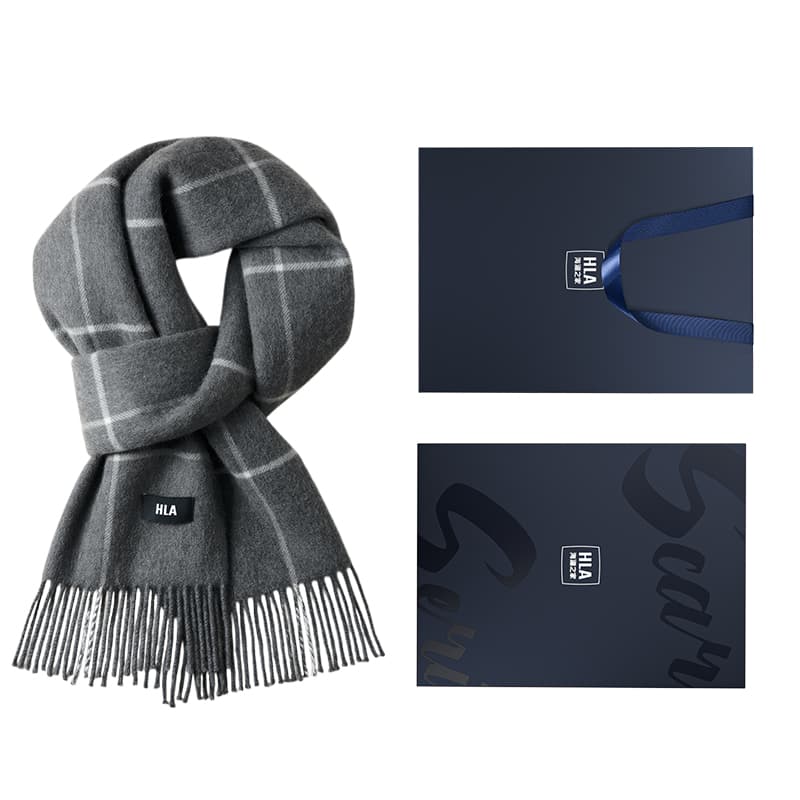 Шарф HLA Овечья шерсть Wool Knit Шарфы Мужской - изображение 1