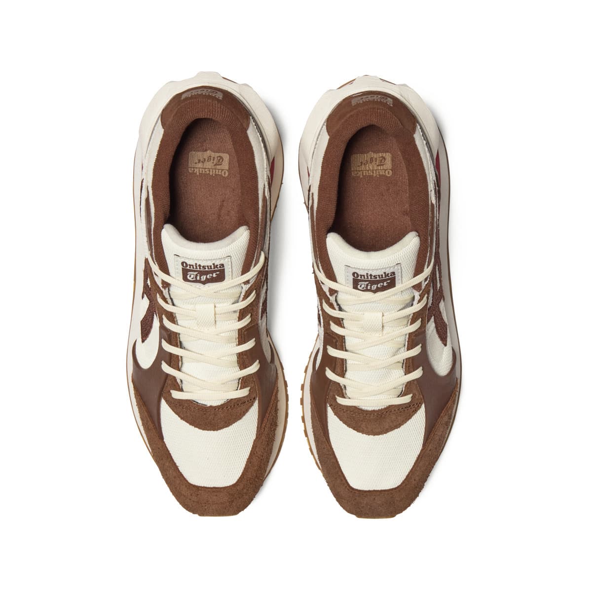 Кроссовки Onitsuka Tiger Moage Co Лоу-топы Повседневная обувь Унисекс Бежевый коричневый - изображение 4