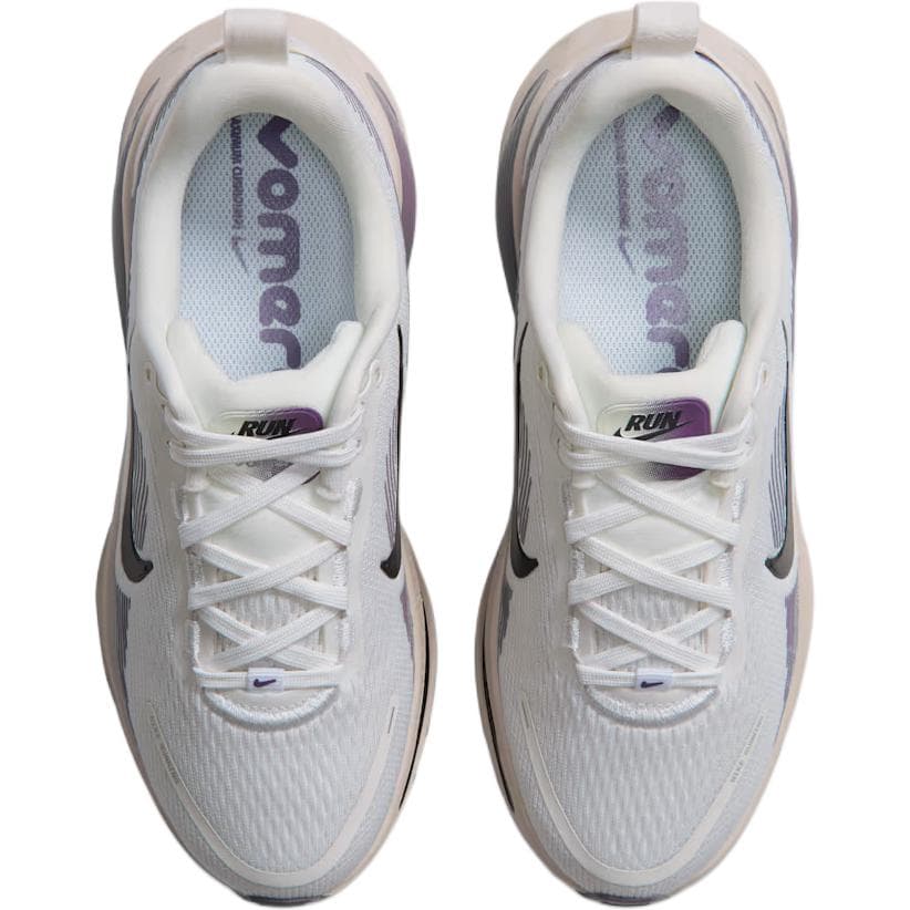 Кроссовки NIKE Vomero 18 Детские беговые кроссовки Низкий Топ PEAK Белый Кремовый II Фиолетовый Серый Черный Kids - изображение 3