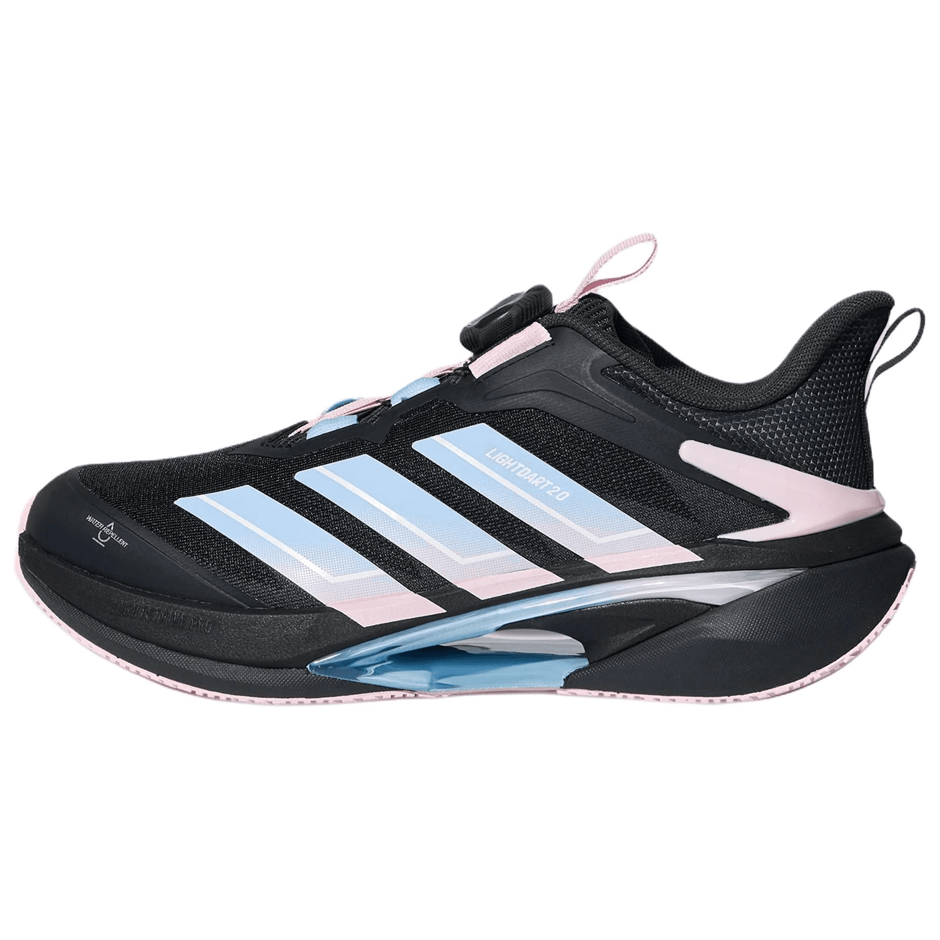 Кроссовки Adidas Lightdart 2,0 Детские беговые кроссовки Low Топ Черный синий розовый Kids - изображение 1