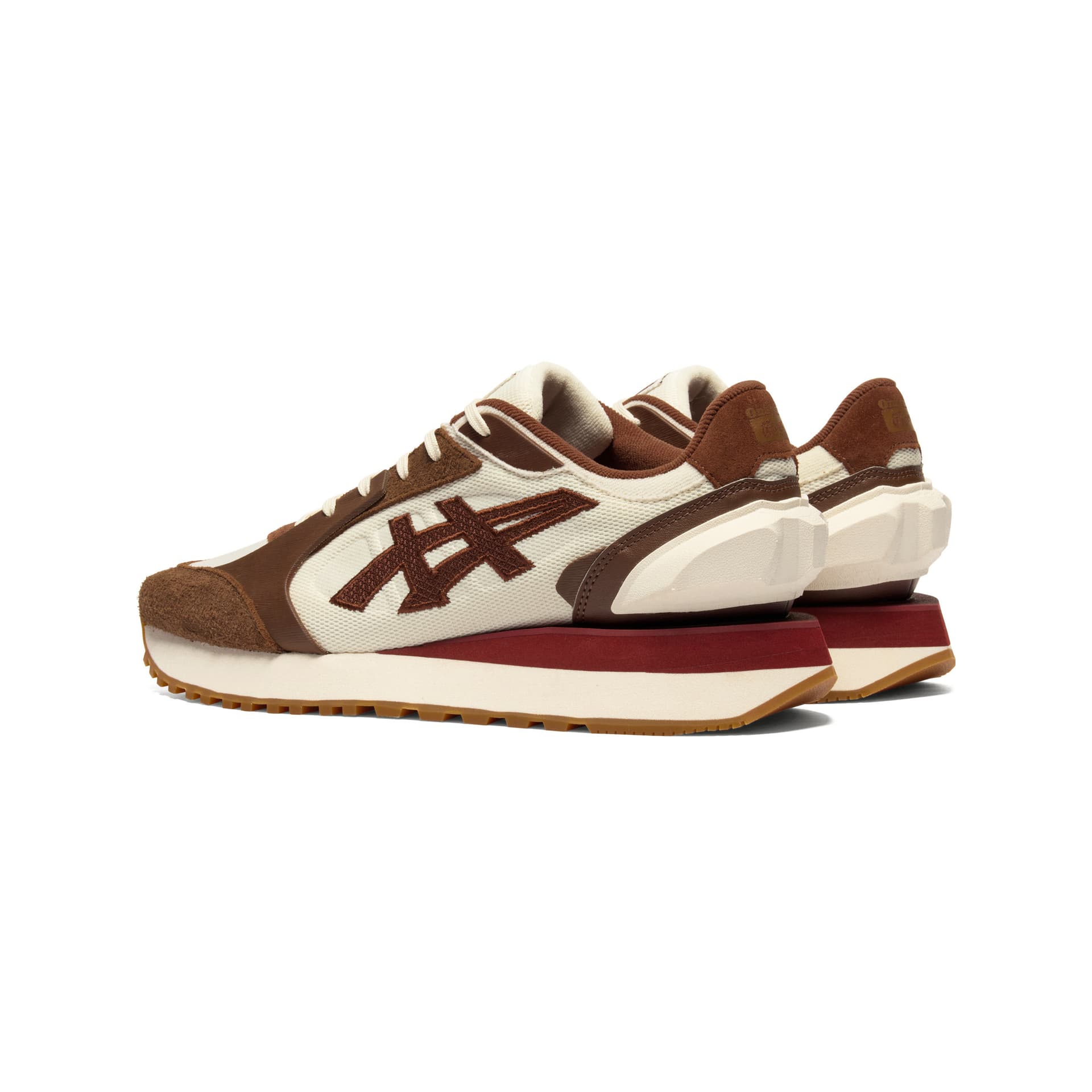 Кроссовки Onitsuka Tiger Moage Co Лоу-топы Повседневная обувь Унисекс Бежевый коричневый - изображение 3