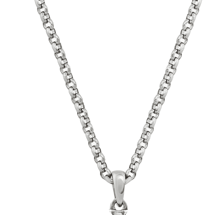 Ожерелье Vivienne Westwood Petite Orb PENDANT Латунь с кристаллами Сатурн Маленький размер Объемный кулон-подвеска Мужской Серебристый/темно-серый - изображение 2
