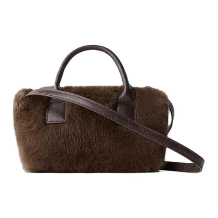 Сумка через плечо ZARA Crossbody Bag Коричневый (Включает аксессуары) Женская - изображение 4