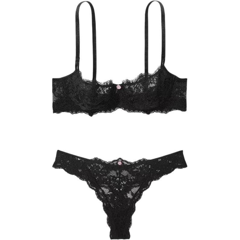 Трусы Victoria's Secret Набор (черный) Женское нижнее белье Наборы - изображение 1