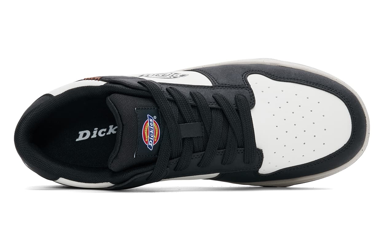 Кроссовки dickies Кеды для скейтбординга Low Топ Черный белый Мужской - изображение 3