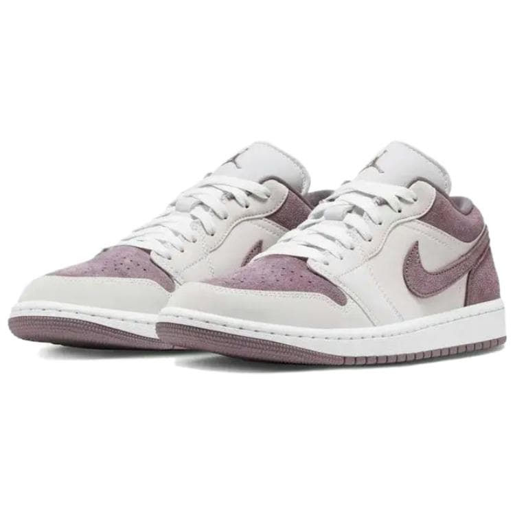 Ретро баскетбольные кроссовки Jordan Air Jordan 1 Ретро-баскетбольные кроссовки Low Топ Белый фиолетовый Женские - изображение 3