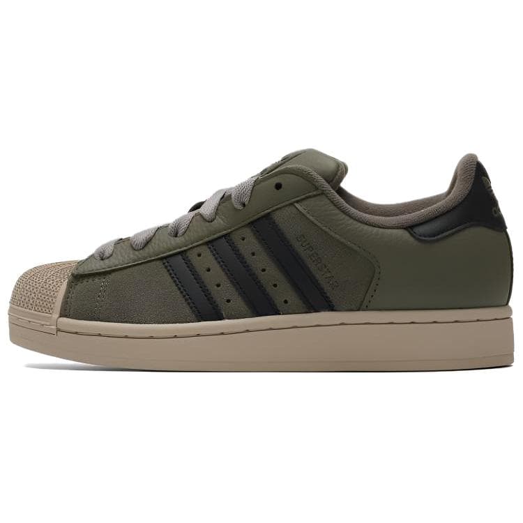 Кроссовки Adidas Originals SUPERSTAR 2 Кеды для скейтбординга Low Топ Зеленый Черный Унисекс - изображение 1