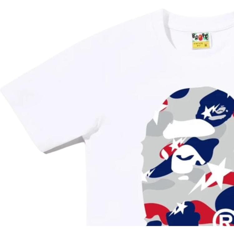 Футболка A BATHING APE STA STRIKE CAMO Женские T-рубашки - изображение 11