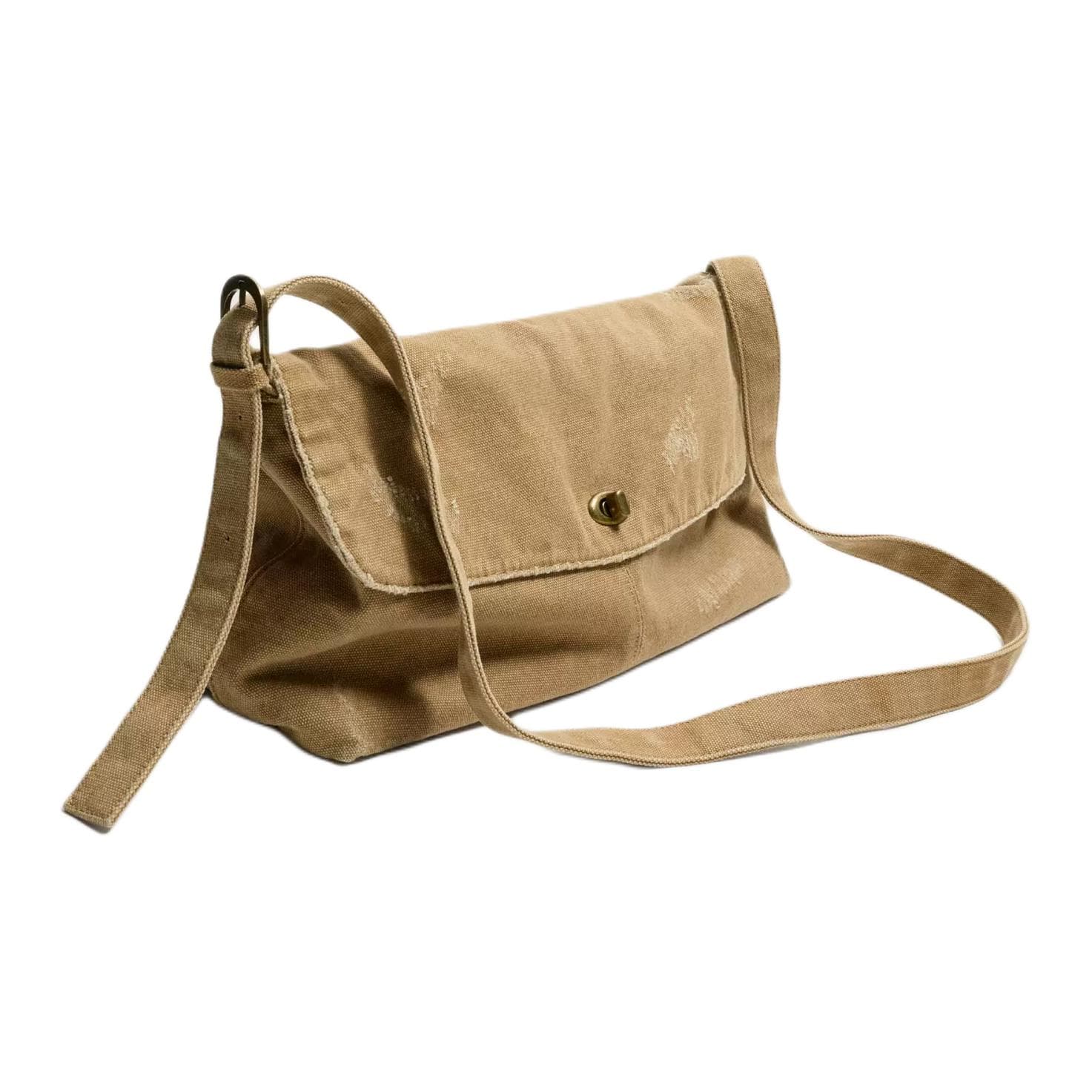 Сумка через плечо ZARA Crossbody Bag Коричневый Желтый (Включает аксессуары) Мужской - изображение 2