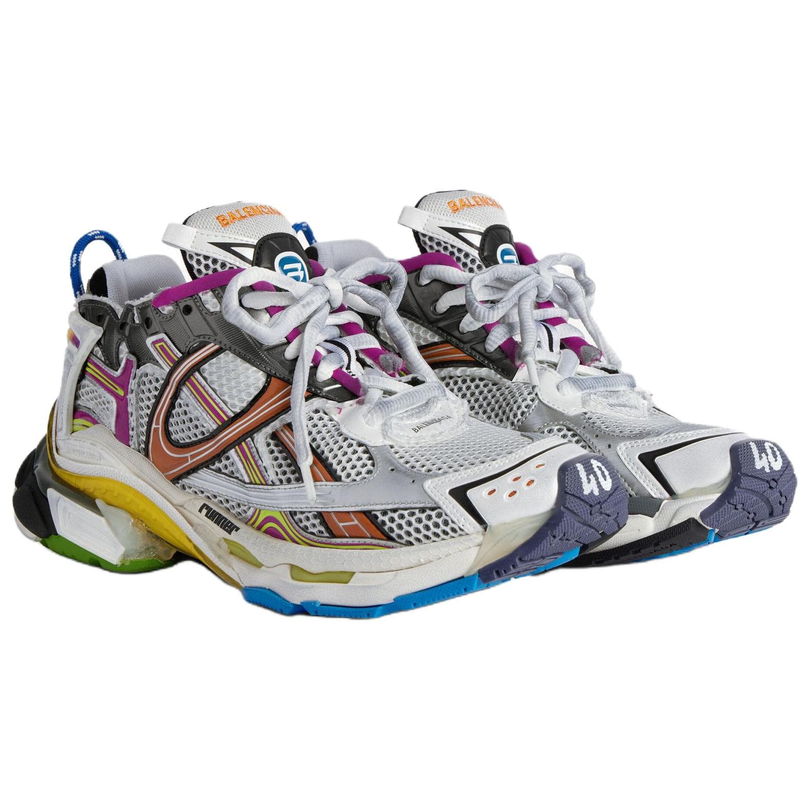 Кроссовки Balenciaga Runner Массивные кроссовки Low Топ Многоцветный Мужской - изображение 3