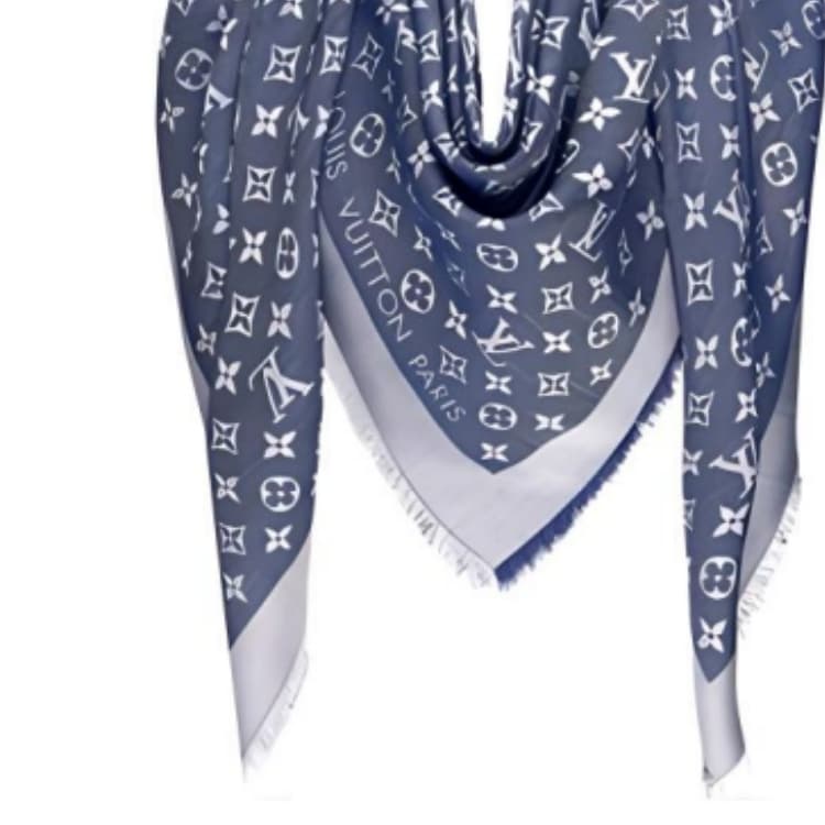 Шарф Louis Vuitton Monogram Denim Shawl - изображение 2