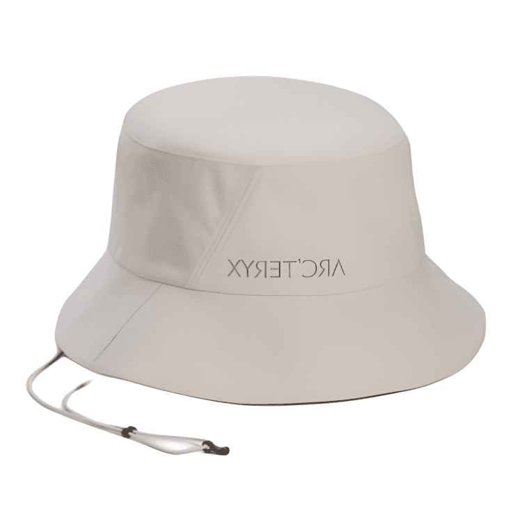 Панама ARC'TERYX Полиэфирное волокно Bucket Hats Unisex Серый - изображение 3