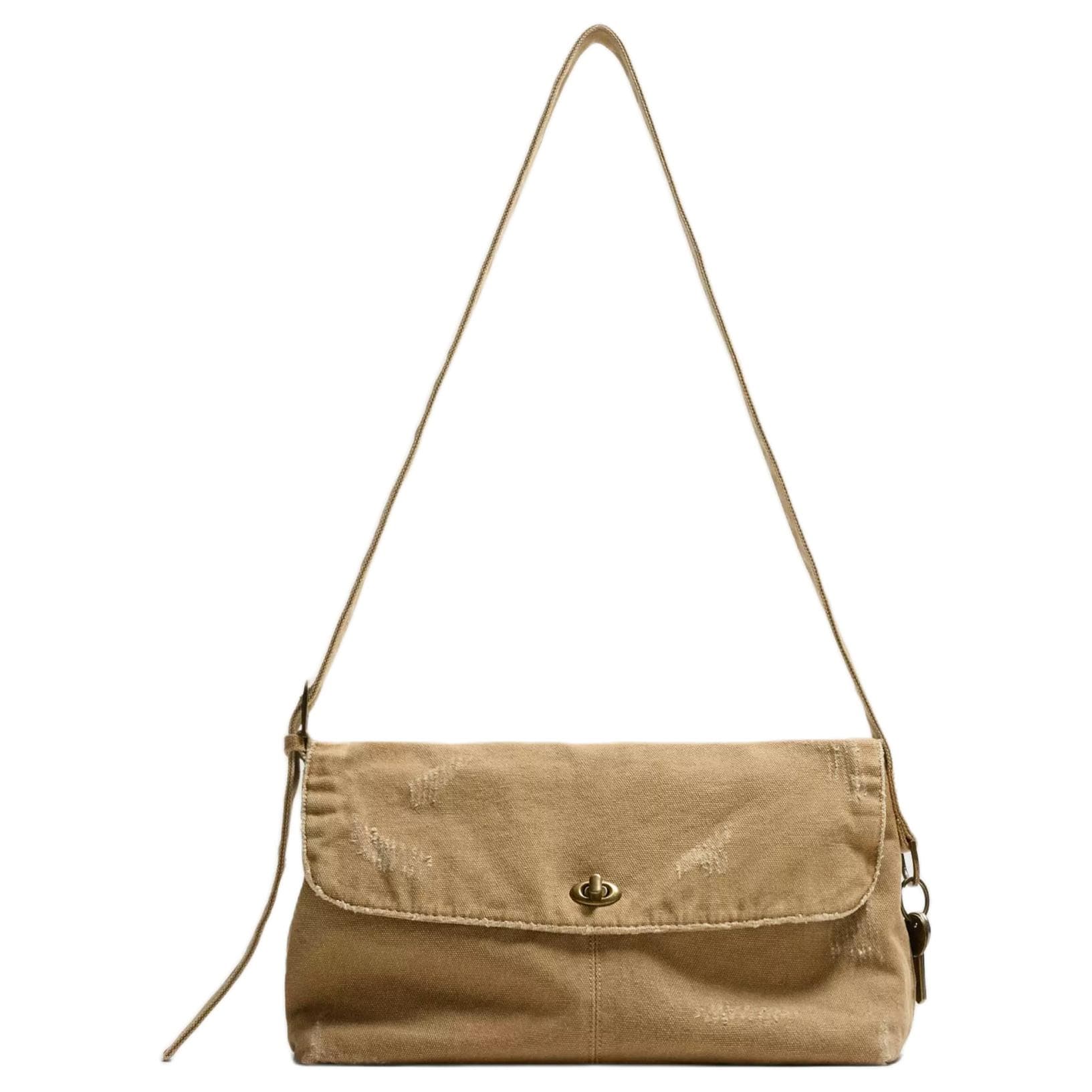 Сумка через плечо ZARA Crossbody Bag Коричневый Желтый (Включает аксессуары) Мужской - изображение 1