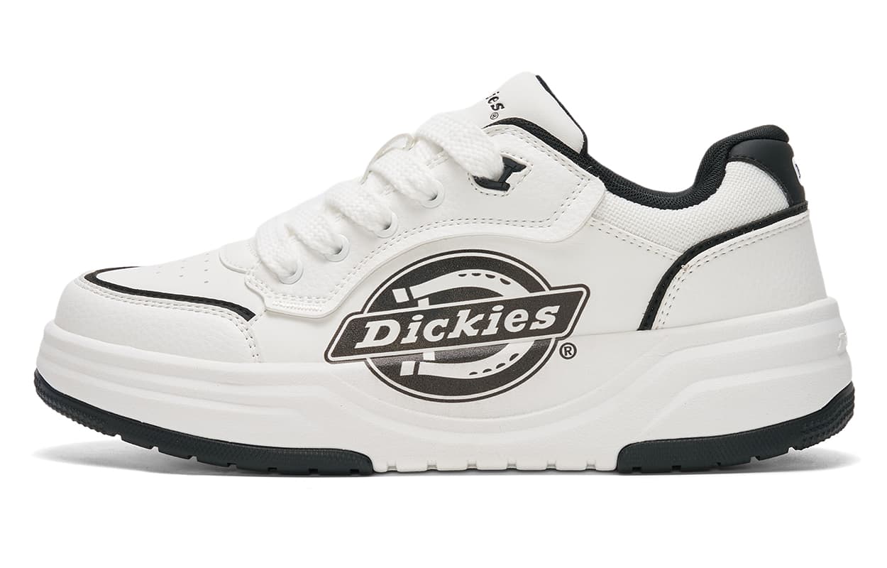 Кроссовки dickies Кеды для скейтбординга Low Топ Белый черный Мужской - изображение 1