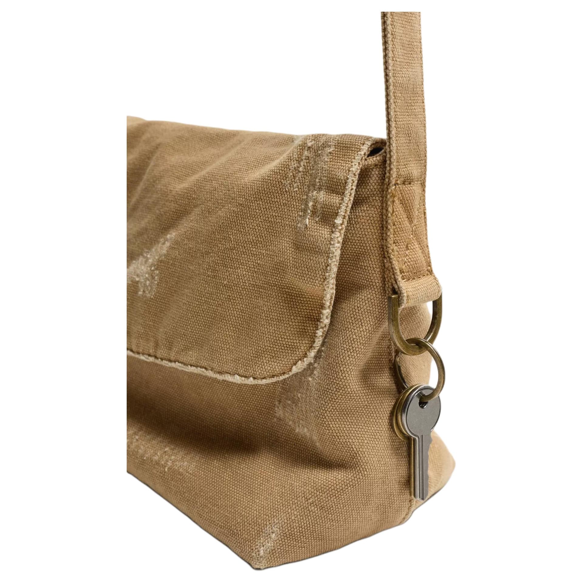 Сумка через плечо ZARA Crossbody Bag Коричневый Желтый (Включает аксессуары) Мужской - изображение 4