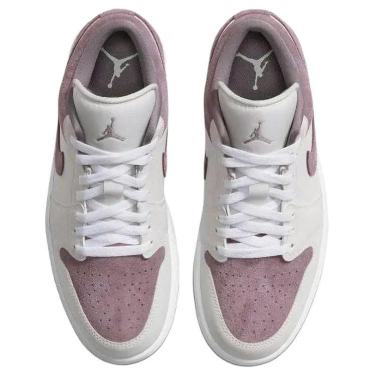 Ретро баскетбольные кроссовки Jordan Air Jordan 1 Ретро-баскетбольные кроссовки Low Топ Белый фиолетовый Женские - изображение 4