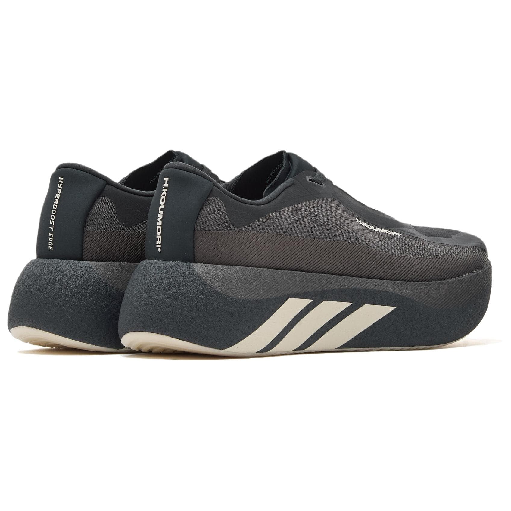 Кроссовки для бега Adidas Hyperboost Edge Беговые кроссовки Low Топ Черный мужской - изображение 5