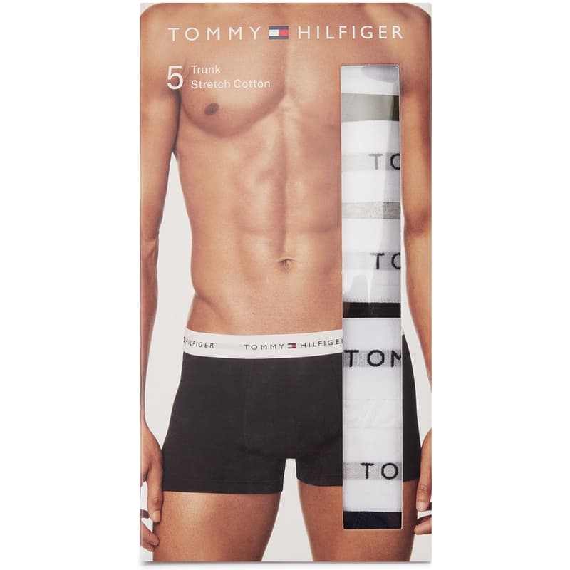 Трусы Tommy Hilfiger Серый Темно-синий Синий Оливковый Зеленый Белый Черный 0WD Мужские боксер-шорты - изображение 2