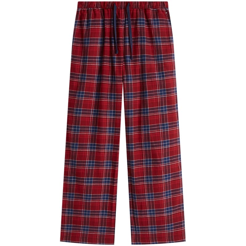 Пижама Tommy Hilfiger Красный Синий Клетка 0QJ Женские Пижамные Комплекты - изображение 4
