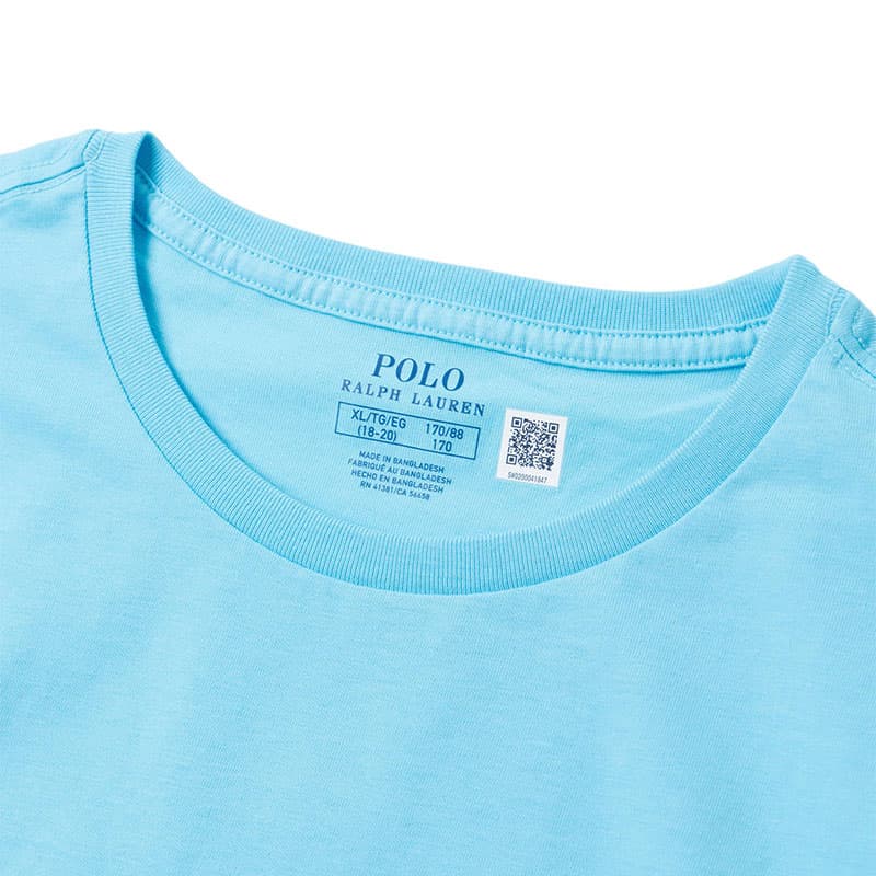 Футболка Polo Ralph Lauren Бирюза Kids T-рубашки - изображение 4