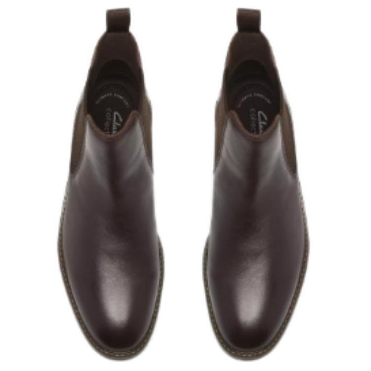 Ботинки челси CLARKS Челси Коричневый Мужской - изображение 3