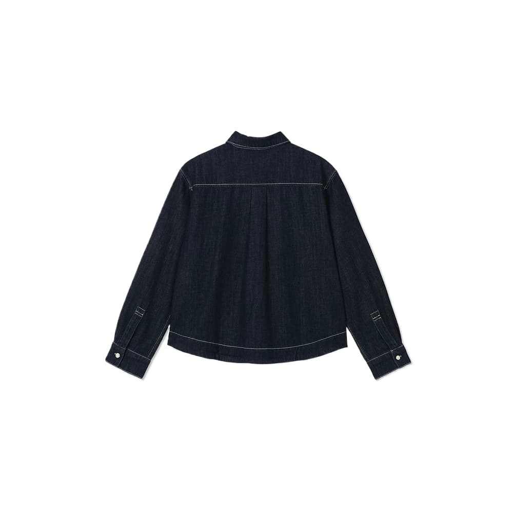 Блузка lacoste Темный индиго Женские Рубашки - изображение 2