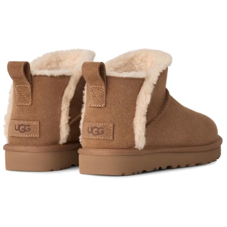 Ботинки зимние ugg Classic Novelty Сноубутсы Каштановый Женские - изображение 5