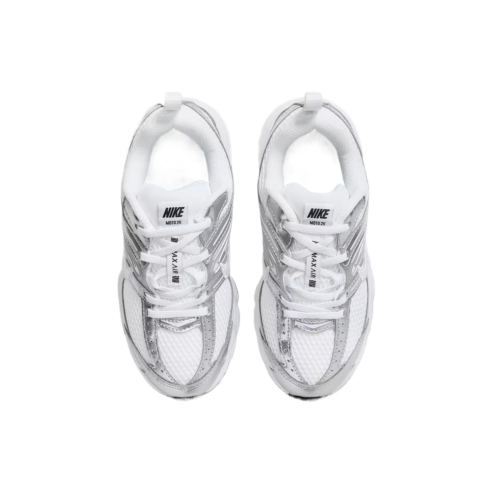 Кроссовки Nike Air Max Moto 2K Детские беговые кроссовки Low Топ Белый Светло-фиолетовый Черный Белый Kids - изображение 3